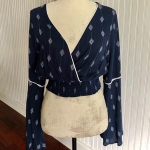 Le Lis Printed Bohemian Style Top